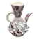 Sea foam ceramic pitcher vase, Vallauris, attributed to JAK