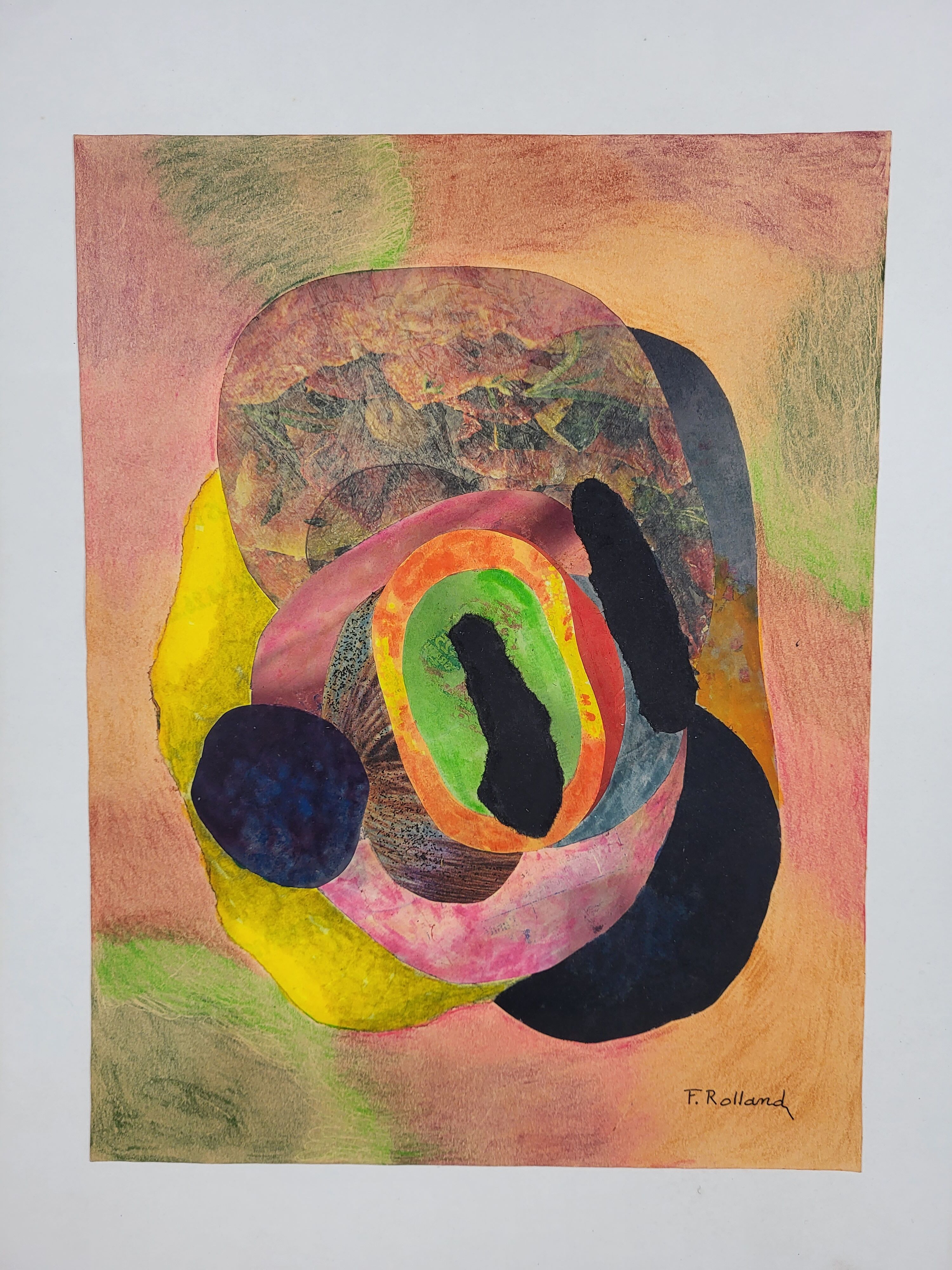 Collage Fernand Rolland Crac Tremblay 1920-2004