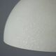 Vintage ceiling light in brushed aluminium and glass, 1960s design.