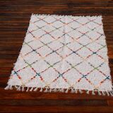 Recycled cotton handmade rug - Reversible - Multicolor