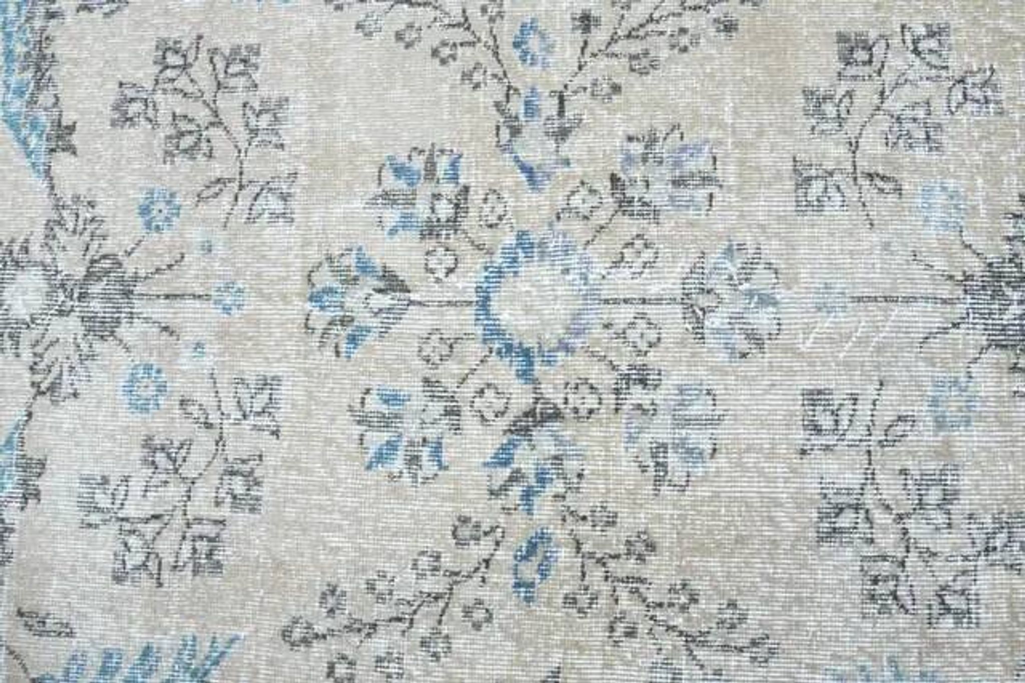 1970s Vintage Persian Handmade Wool Cotton Brown Area Rug 271x371