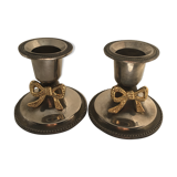 Pair of candle holders