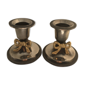 Pair of candle holders