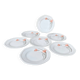 Lot de 7 assiettes  à dessert Shonwald