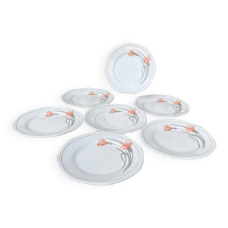 Set of 7 Shonwald dessert plates