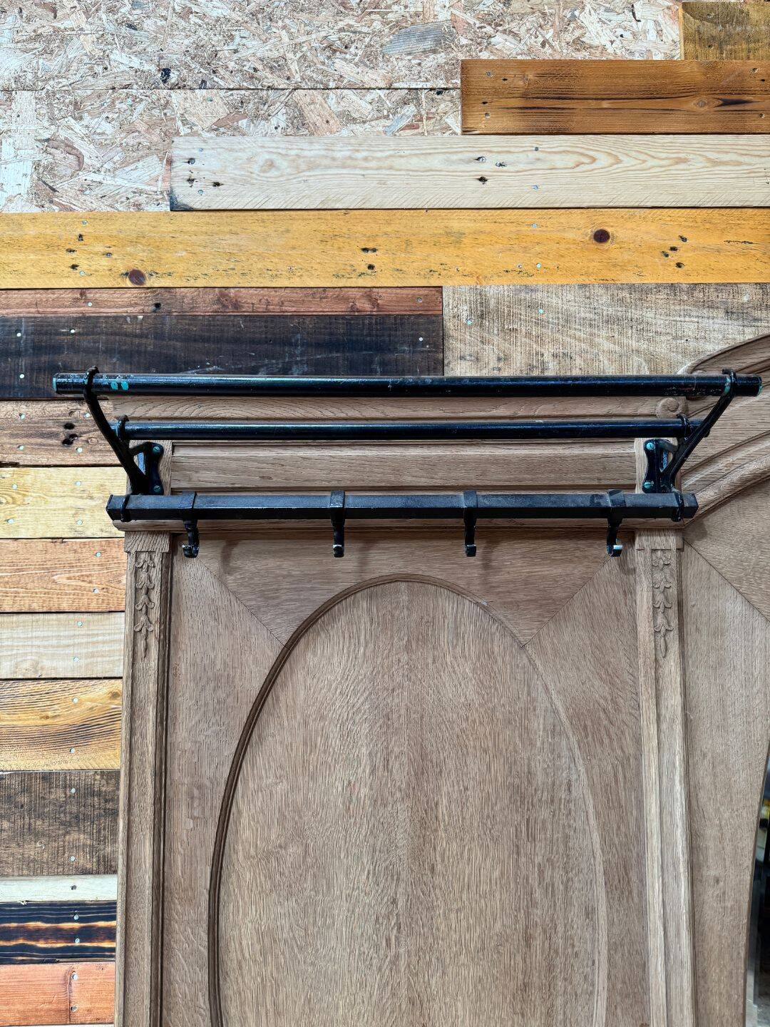 Large oak cloakroom