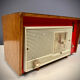 Old motel lamp radio