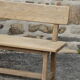 Paire de bancs bois, années 40