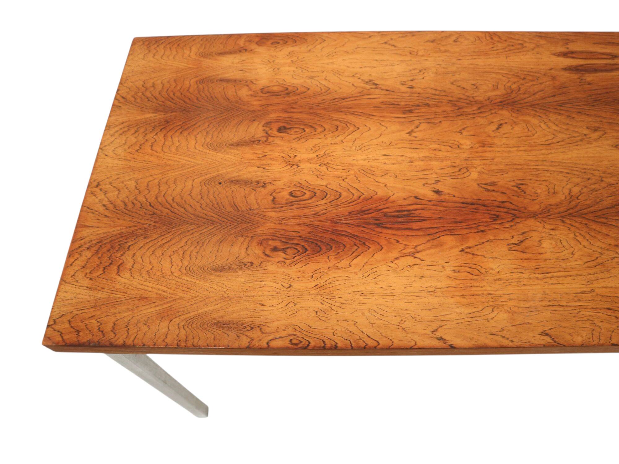 Vintage rosewood corner desk by Nipu made in the 1960s