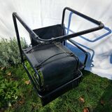 4 fauteuils Matteo Grassi en cuir noir