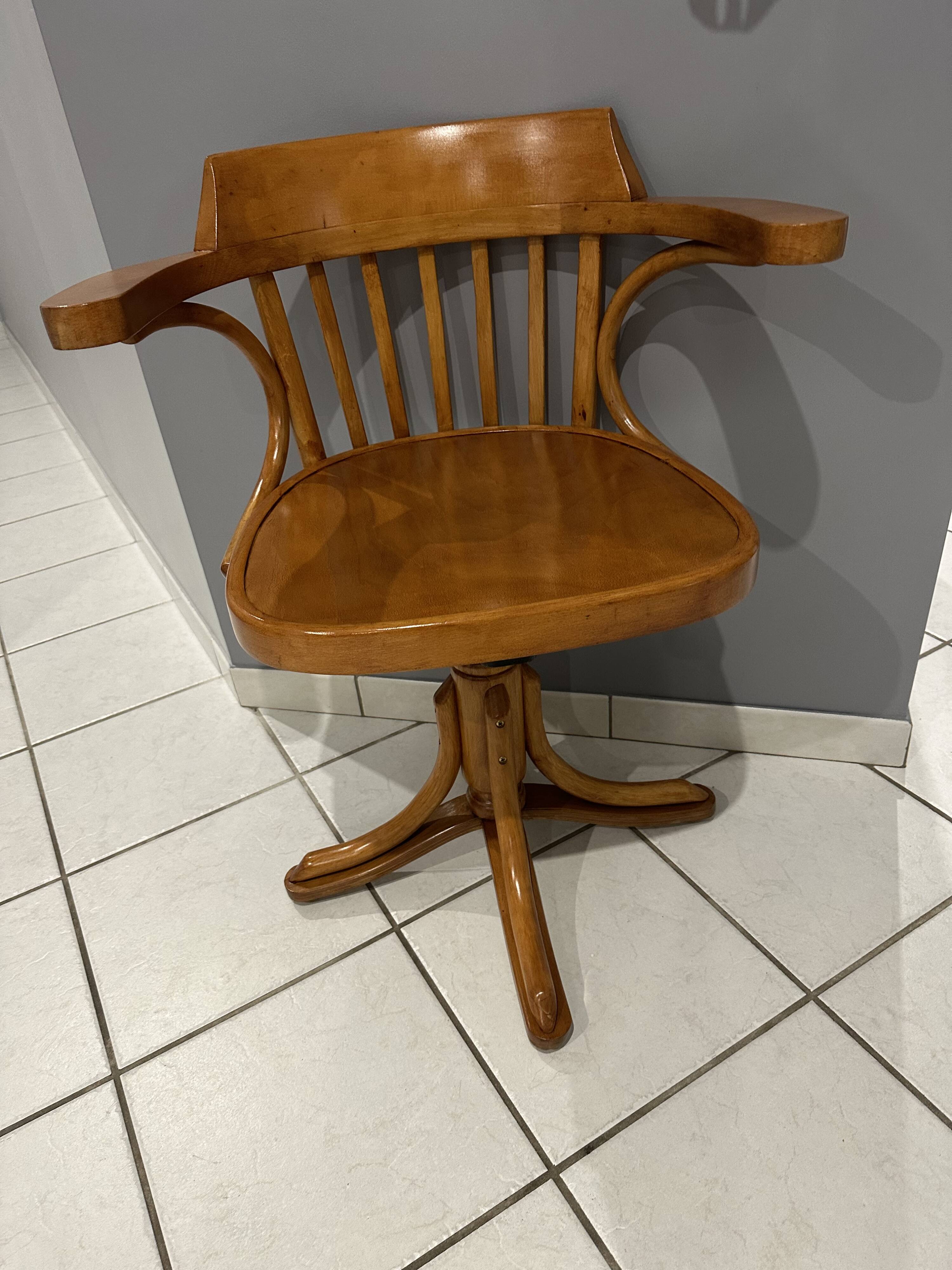 Vintage ZPM Radomsko Office Chair 1950