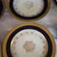 J. Pouyat Limoges: set of 10 fine porcelain plates, decorated
