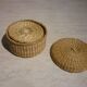 10 coasters in their wicker box