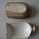 Former mustard maker Julien Mack Dijon in the shape of black pudding andouille Retro tableware