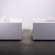 Saratoga armchairs by Lella and Massimo Vignelli for Poltronova