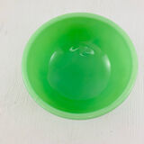 Jade green opaline - Sugar bowl / Bonbonnière - early 20th century