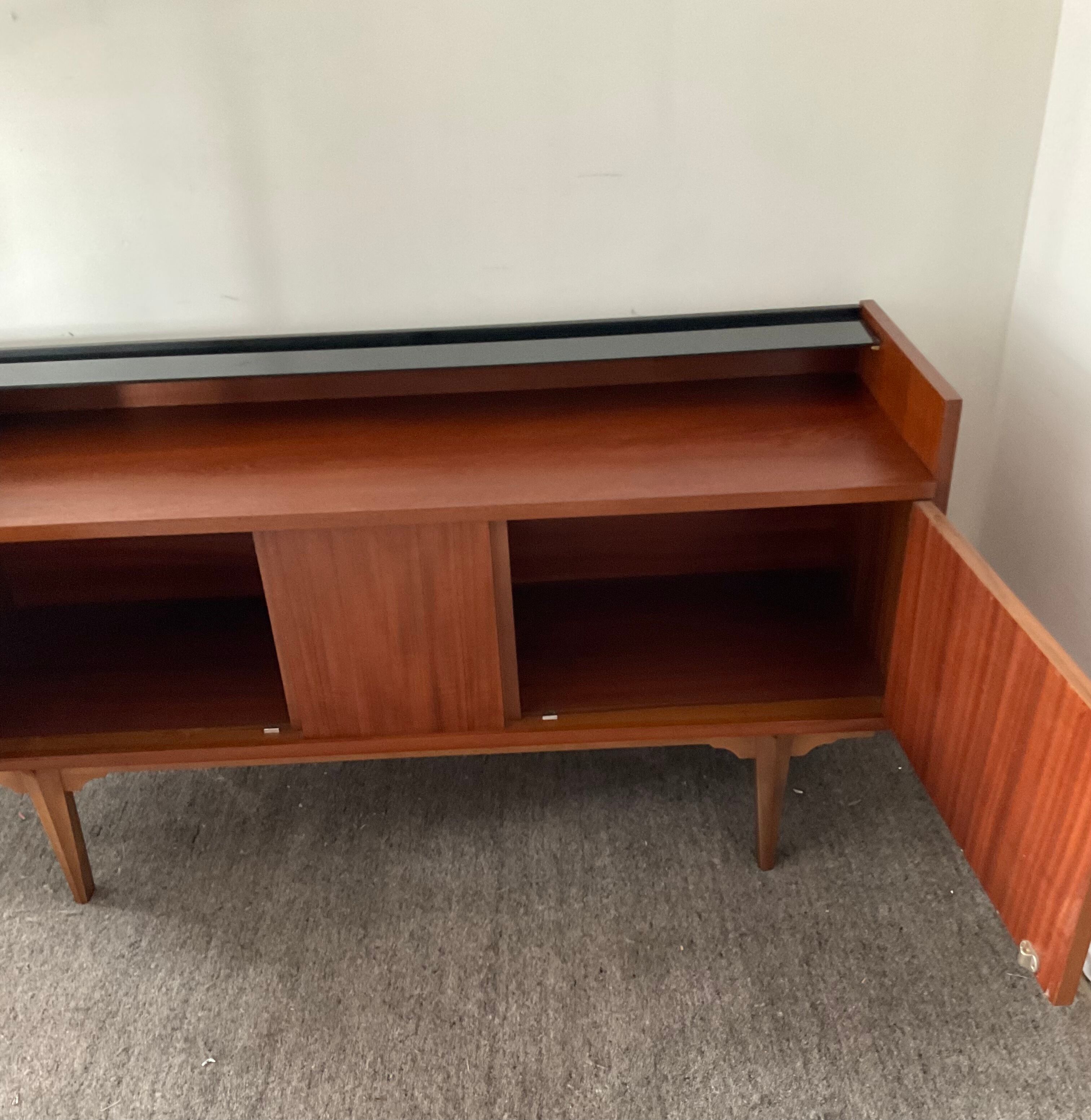 Scandinavian teak row from the 60s