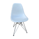 Eames Fiberglass Chair DSR parchment - Charles & Ray Eames pour Vitra 1950