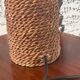 Lamp palm wood and rope