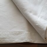 Lot of 3 Old Bed Sheets - True Northern Canvas Early 20th Century - France NEUF
