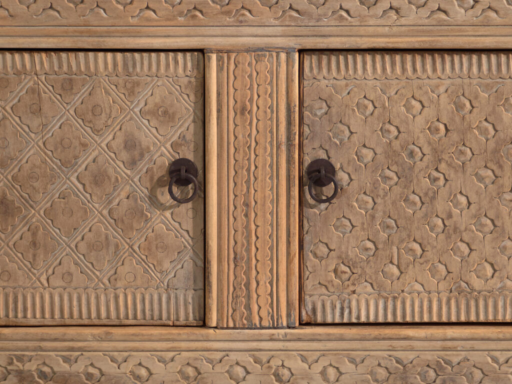 Antique carved pine buffet – China, circa 1900