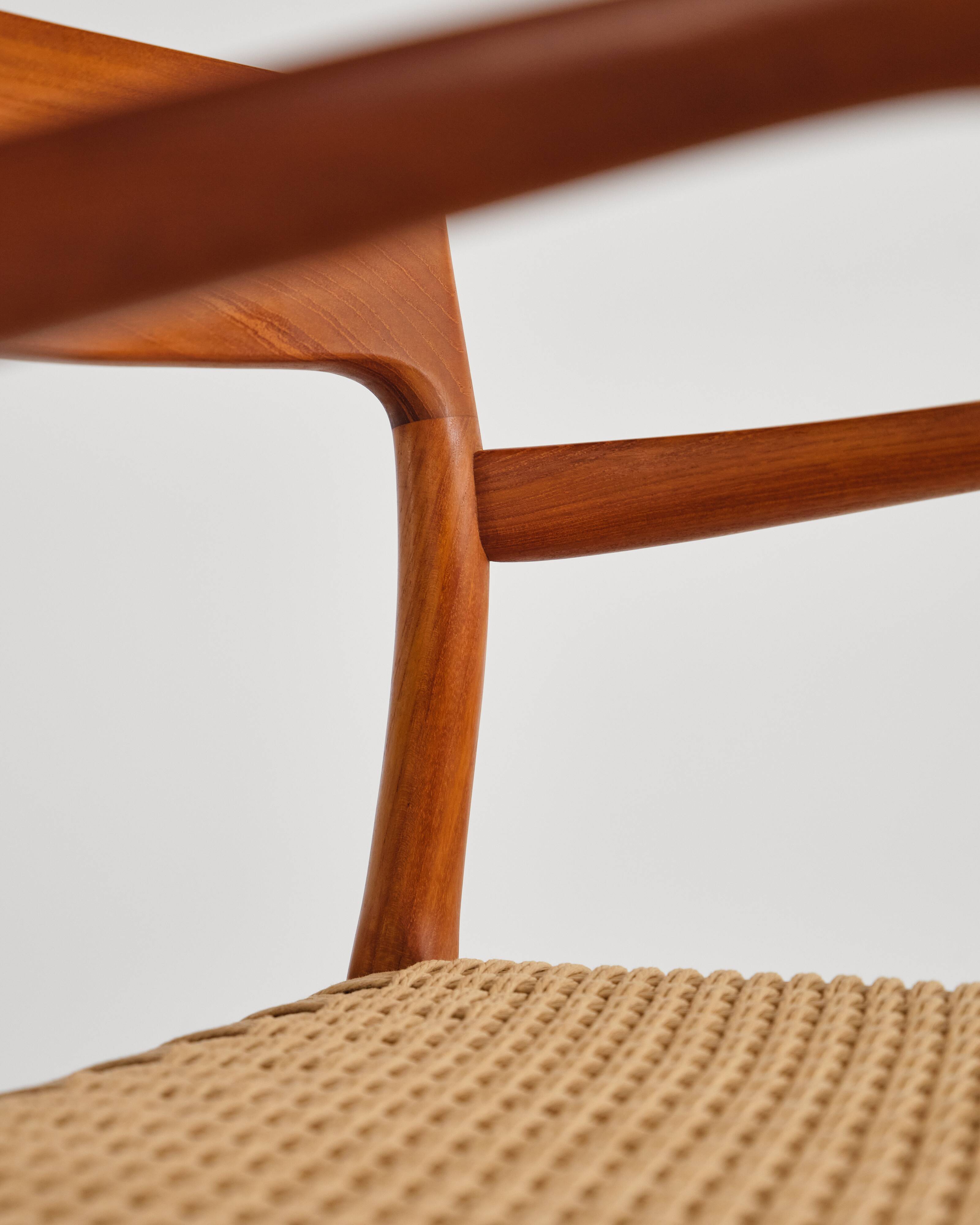 Armchair 56 in teak from the mid-century by Niels O. Møller, J.L. Moller