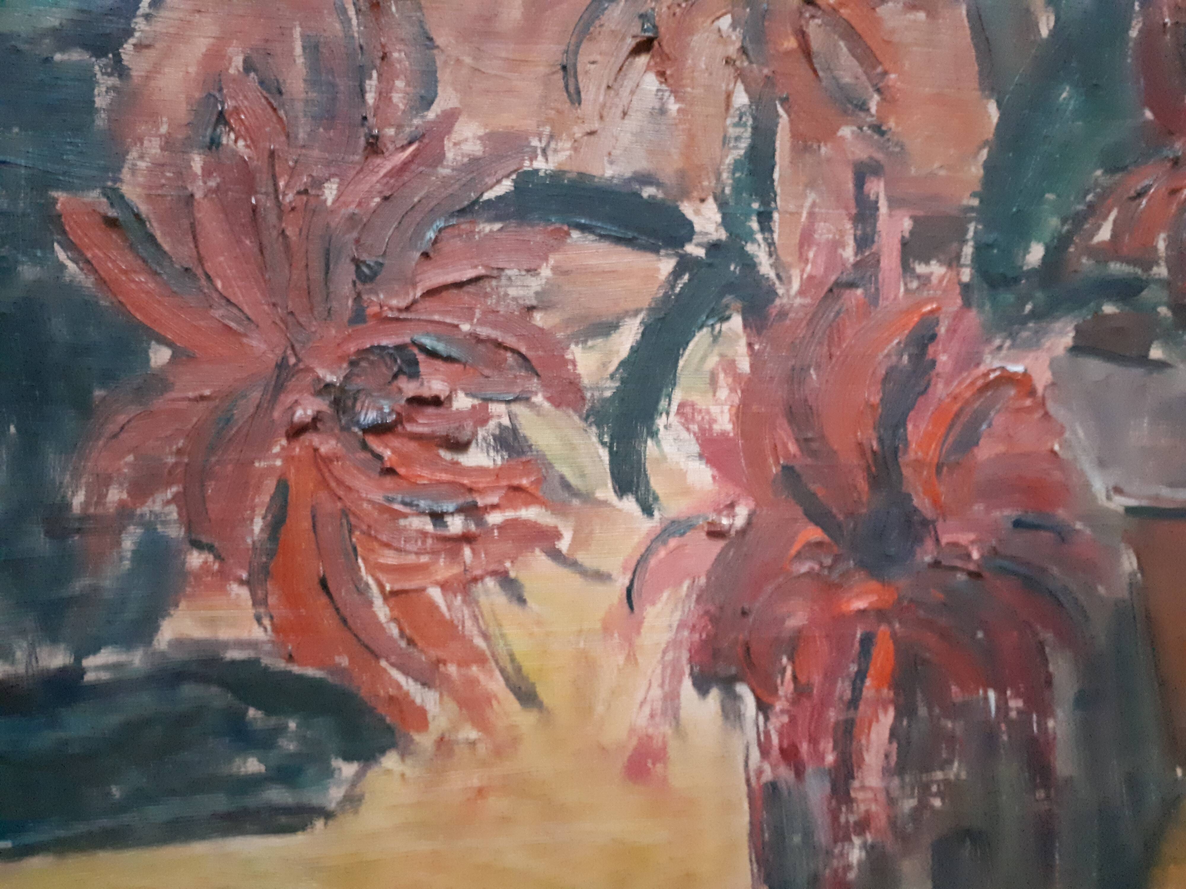 Oil on cardboard 1960/1970