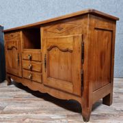 Buffet en enfilade époque Louis XV en merisier massif vers 1800