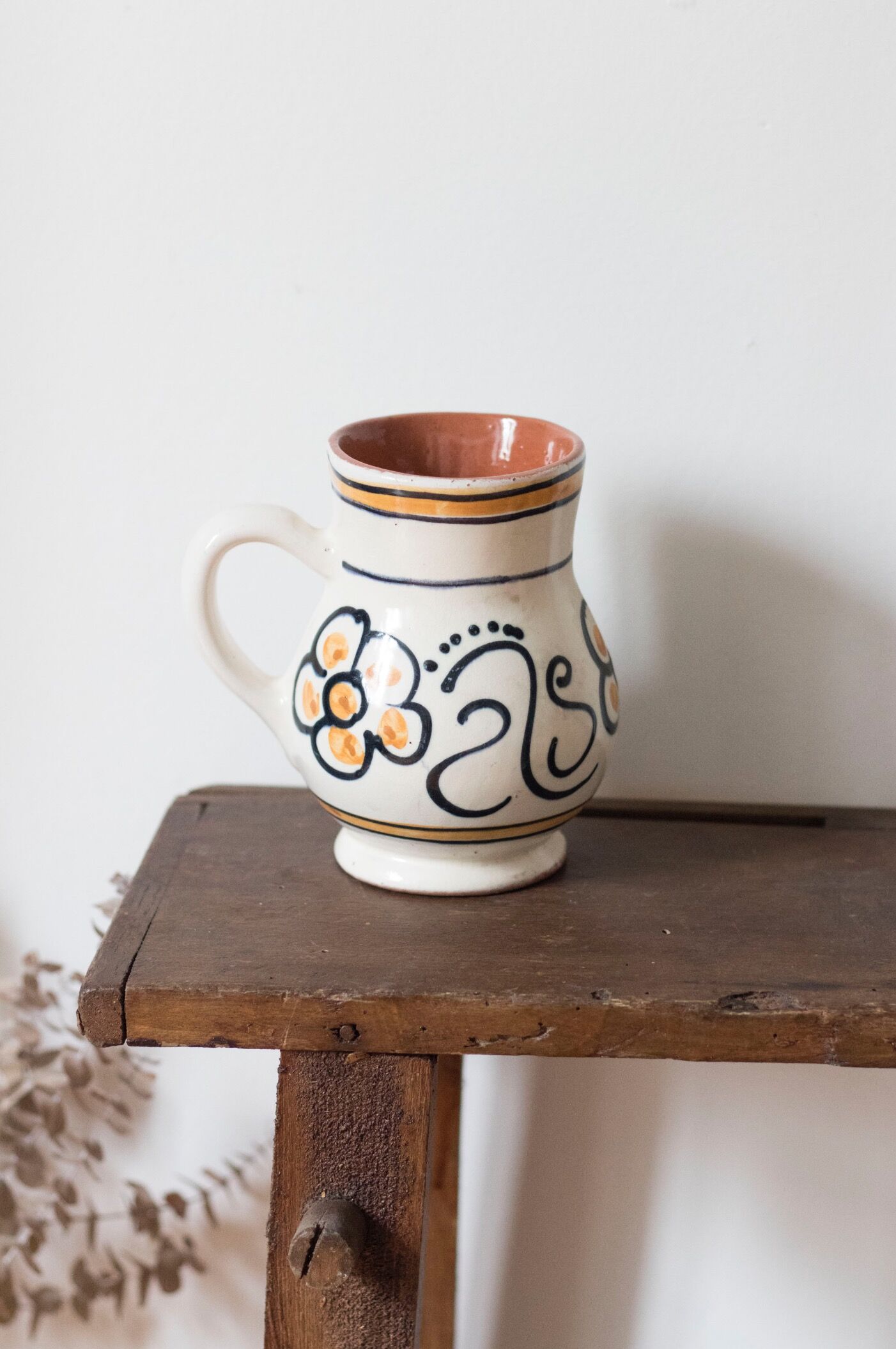 Pitcher - antique ceramic vase