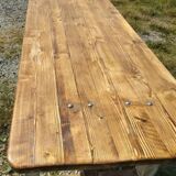Solid wood table