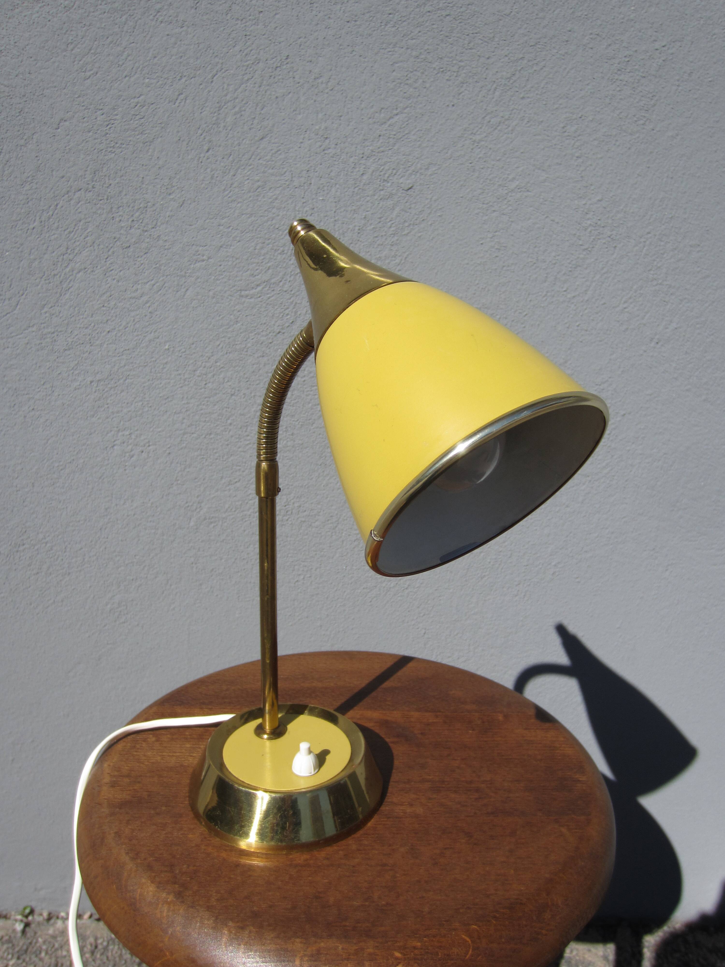 Scandinavian articulated desk lamp by Lorentzons