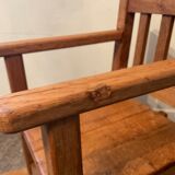 Fauteuil à bascule enfant en bois massif