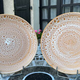 Set of 4 Niderviller flat plates 1950