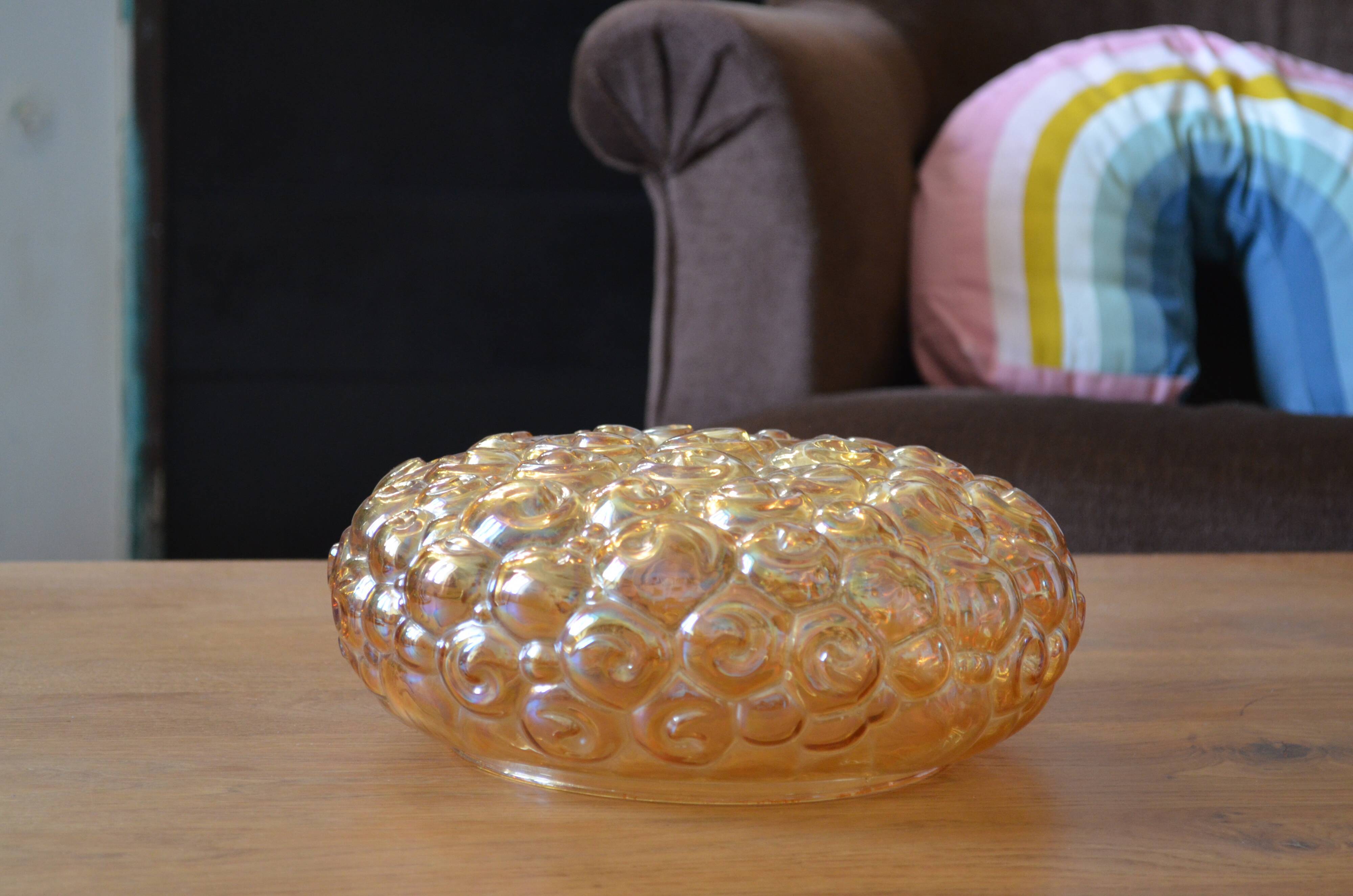 Plafonnier en verre soufflé Héléna Tynell