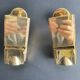 Pair of 1970s loft-style space age wall spotlights