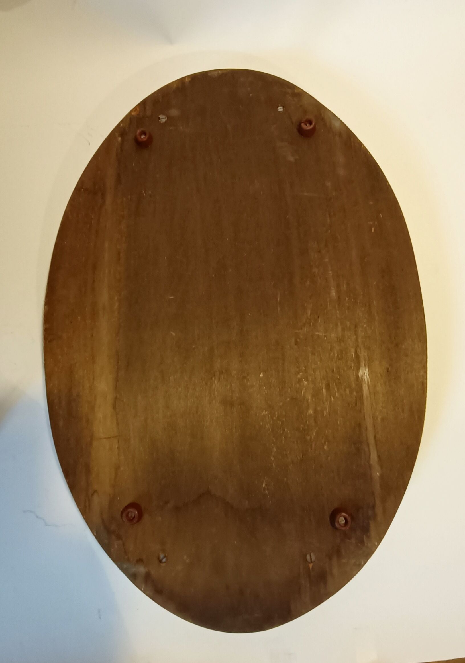 Rolling table dessert in golden brass and solid mahogany 1950/60