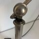 1930s vintage lamp Pirouett Art Deco black opaline - 45 cm