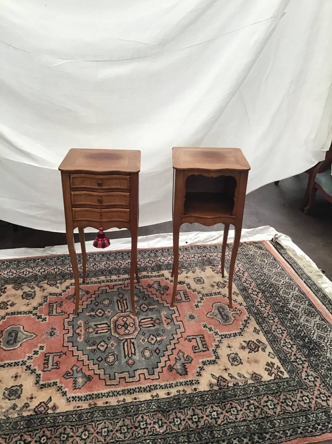 Pair of Louis XV style bedside tables