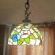 Tiffany-style pendant light – Ø 20cm – genuine glass – heavy