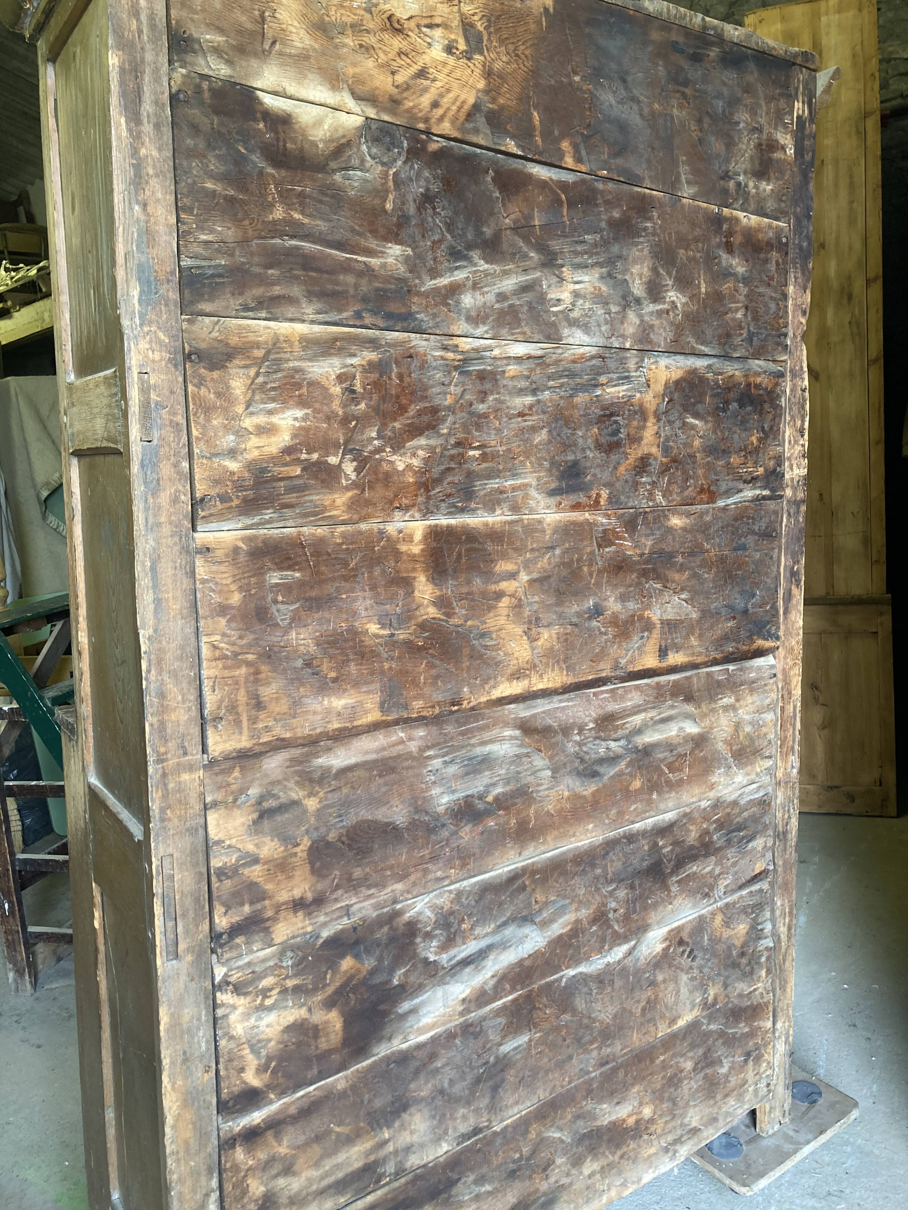 Rustic sideboard solid wood eighteenth