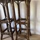 Vintage rattan bar stools or plant holder