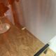 Vintage 50s tilting door storage bar cabinet