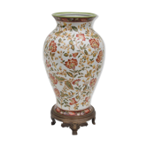 Porcelain baluster-shaped vase