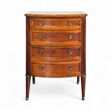 Louis XVI style bedside table in cherry wood