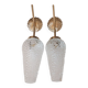 Brass wall lamps 60s