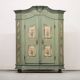 Cabinet de mariage peint d'art populaire 1849