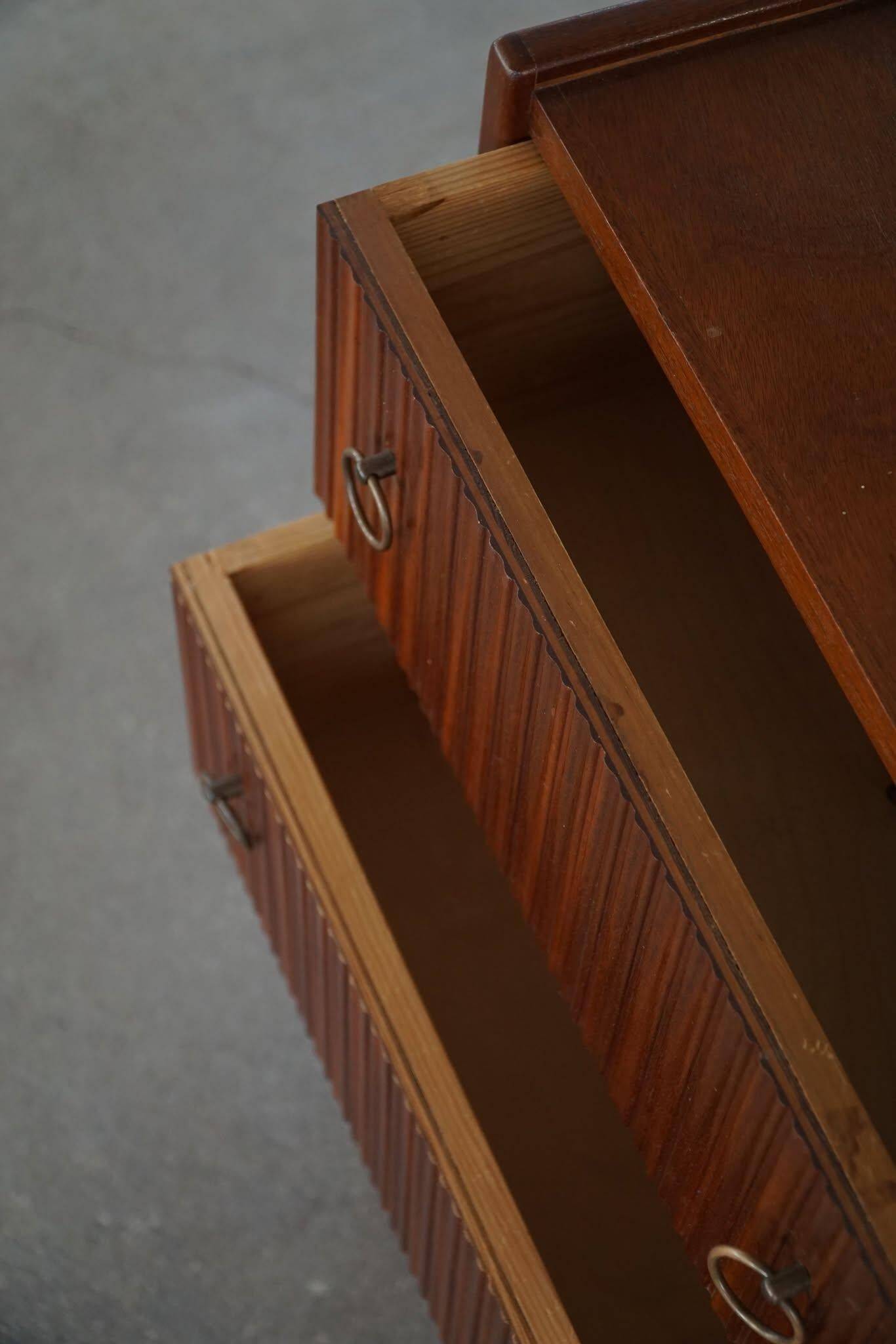 Modern Danish, Mahogany Commode, Frits Henningsen, 1940s