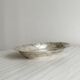 Antique hollow silver-plated metal dish