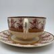 Chocolate cup, Sarreguemines, Derby model, ironstone