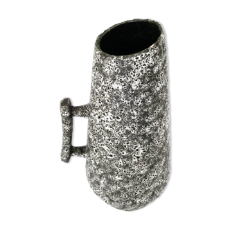 Ceramic vase fat lava jopeko 1960s-70s